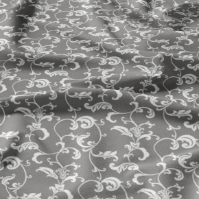 Tissu coton au métre imprimé Oriental gris 307