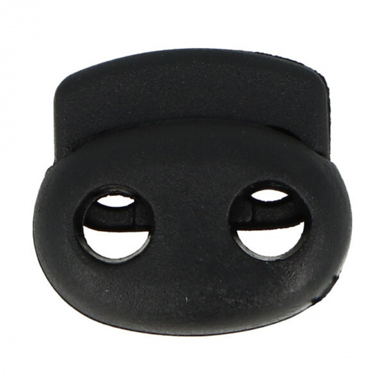 Brzdičky s dvěma dírkami 4 mm barva černá
