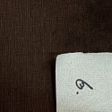 Tissu d'ameublement en velours doux au toucher, Breeze Espresso 