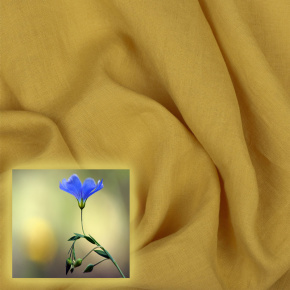 Tissus en lin Oskar, 265 g/m², largeur 150 cm, moutarde Tissus en lin Oskar, 265 g/m², largeur 150 cm, moutarde