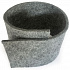Feutrine technique 7 mm, 750 g/m², largeur 160 cm, gris
