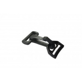 Mousquetons noirs plastique 25 mm Mousquetons noirs plastique 25 mm