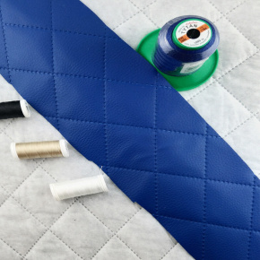 Simili cuir matelassé 5X5 cm, 540 g/m², largeur 145 cm, chaber Simili cuir matelassé 5X5 cm, 540 g/m², largeur 145 cm, chaber