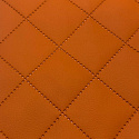 Ekokoža prešívaná ultrazvukom, farba oranžová, metráž 145 cm 