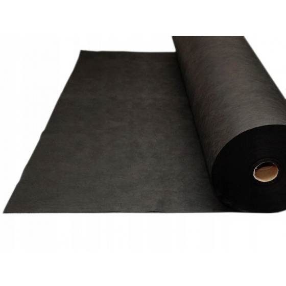 Non Tissu visline couleur noir sans colle au mètre largeur 150 cm