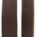 Taśma rzep (komplet) - Brązowy 30 mm x 25 m