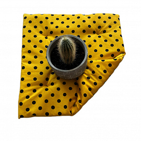 Coussin-40x40x2-cm-Noir-point-jaune Coussin-40x40x2-cm-Noir-point-jaune