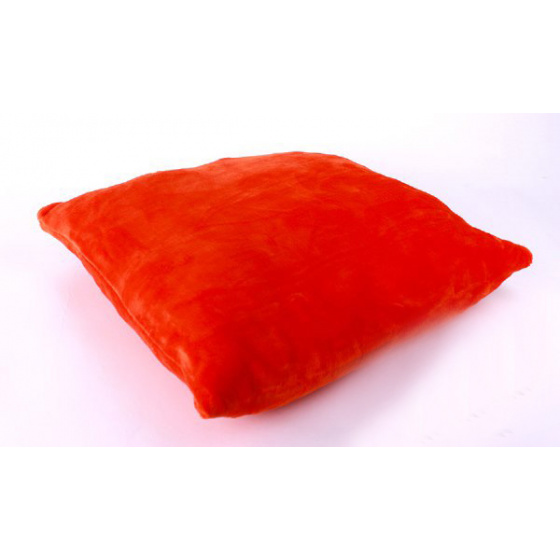 Housse d'oreiller en micro peluche - UNI terra - 40X40cm