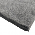 Feutrine décoration 3 mm, 300 g/m², largeur 150 cm, gris