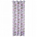 Rideaux motifs Bella couleur rose 140 x 250 cm 