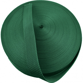 Ruban polypropylène renforcé pour sacs 30 mm couleur verte fonce (50 m)
