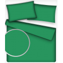 Tissu en coton uni au mètre, 125 g/m², largeur 160 cm, verte 