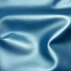 Simili cuir Souple glacé au mètre, 380 g/m², largeur 145 cm, bleu Simili cuir Souple glacé au mètre, 380 g/m², largeur 145 cm, bleu