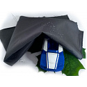 Voile d’ombrage rectangulaire 3x4 m, Oxford 165 g/m², protection contre le soleil avec protection UV, graphite