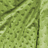 Tissu minky coeurs, 330 gr/m2, largeur 160 cm, seledin