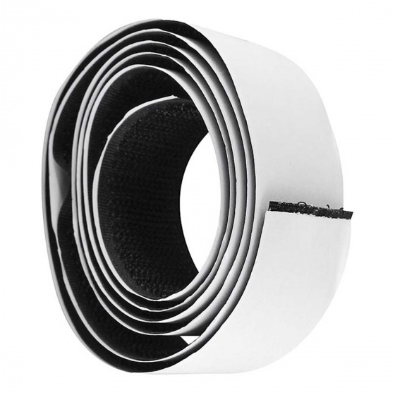 Bande adhésive auto-agrippante crochet et boucle Noire 50 cm, largeur 100 mm