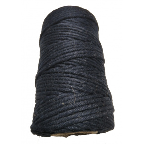 Ficelle de coton couleur noir 40 m