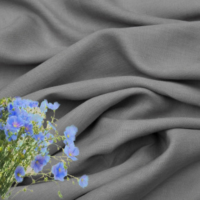 Tissu Lin blanche Julia couleur gris 154 gr/m2 NAT