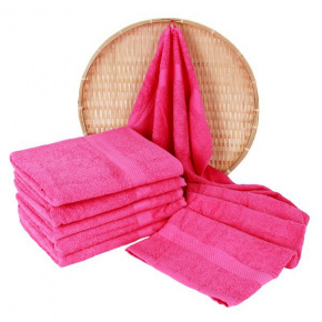 Serviette de bain 50x100 cm, couleur rose