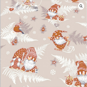 Tissus en coton de Noël au mètre, 160 cm motif Noël 1133-1