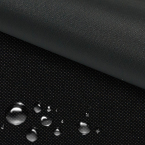 Le tissu PVC Codura 600 D,  couleur noir 01
